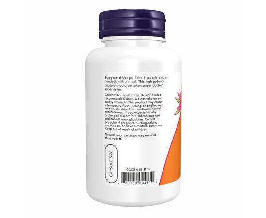 Придбати Niacin 500mg - 100 vcaps, image , зображення 3, характеристики, відгуки