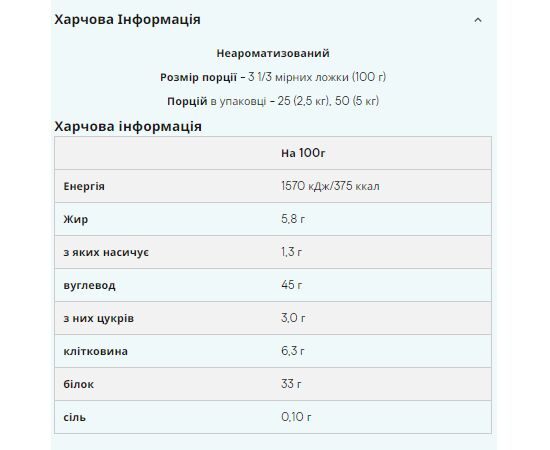 Купить Гейнер, Impact Weight Gainer V2 - 2500g Unflavoured ( Безвкусно ) - Myprotein, фото , изображение 2, характеристики, отзывы