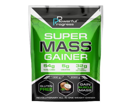 Купить Super Mass Gainer - 1000g Coconut, фото , характеристики, отзывы