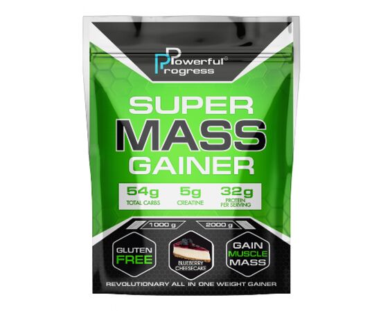 Купить Super Mass Gainer - 1000g Blueberry Cheesecake, фото , характеристики, отзывы