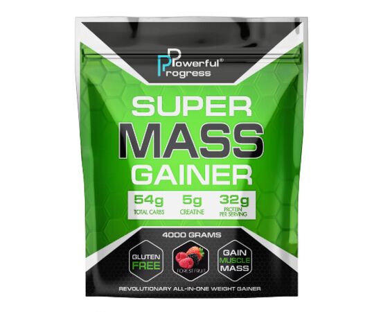 Купить Super Mass Gainer - 4000g Forest fruit, фото , характеристики, отзывы