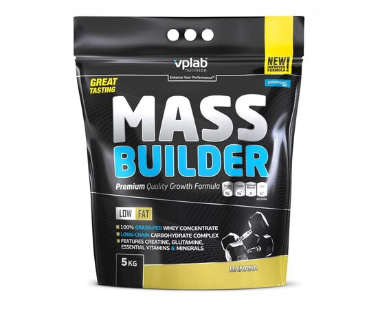 Купить Mass Builder - 5000g Banana, фото , характеристики, отзывы