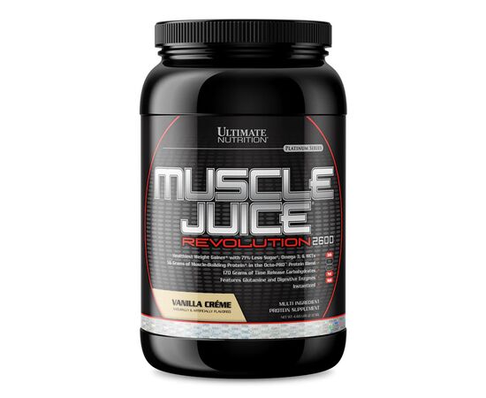 Купить Muscle Juice Revolution 2600 - 2120g Vanilla Creme, фото , характеристики, отзывы