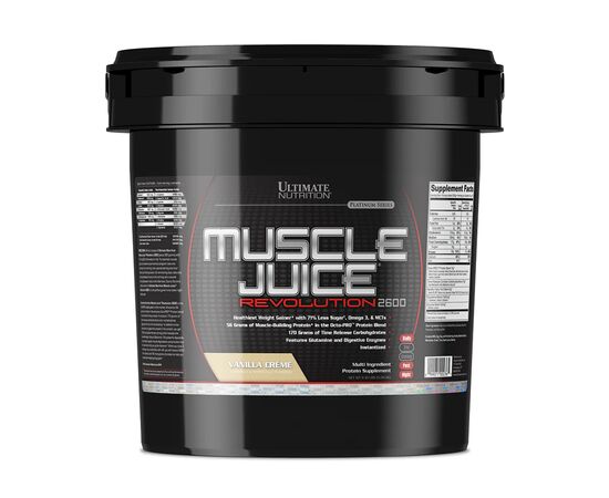 Купить Muscle Juice Revolution 2600 - 5040g Vanilla Creme, фото , характеристики, отзывы