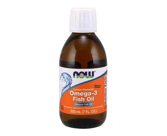 Купить Omega-3 Fish Oil Lemon - 200 ml (7 oz), фото , характеристики, отзывы