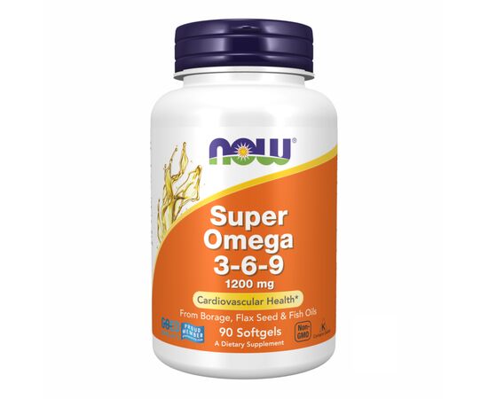 Купить Super Omega 3-6-9 1200 mg - 90 sgels, фото , характеристики, отзывы