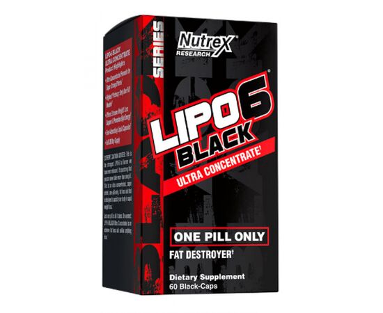 Придбати Lipo 6 Black Ultra Concentrate - 60 caps, image , характеристики, відгуки