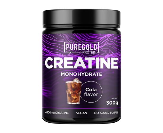 Купить Креатин Моногидрат (Creatine Monohydrate) - 300g Cola (Кола) - Pure Gold, фото , характеристики, отзывы