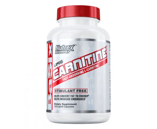 Купить Л-Карнитин (  Lipo 6 Carnitine ) - 120 caps - Nutrex , фото , характеристики, отзывы