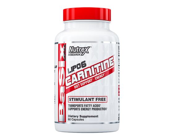 Купить L-Карнитин (Lipo 6 Carnitine) - 60 caps - Nutrex, фото , характеристики, отзывы