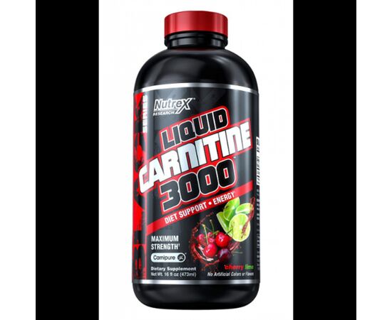 Купить L-Карнитин (Liquid L-Carnitine) 3000 - 480ml Berry Blast (Ягодный взрыв) - Nutrex, фото , характеристики, отзывы