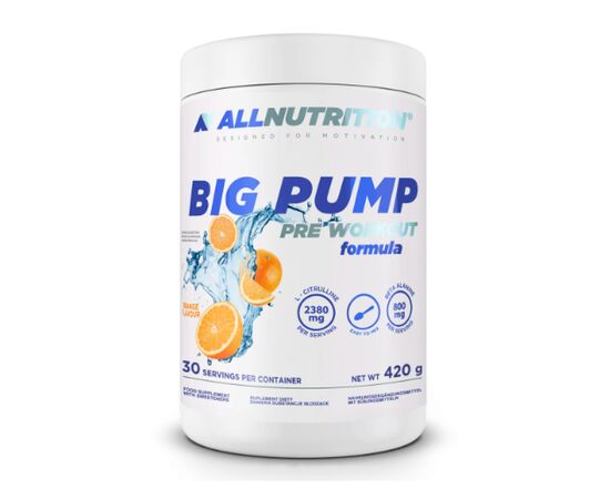 Купить Big Pump Pre Workaut Formula - 420g Orange, фото , характеристики, отзывы