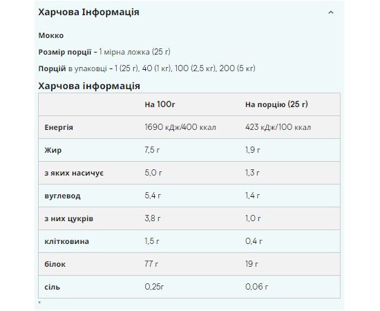 Придбати Сироватковий протеїн, IMPACT WHEY Protein - 1000g Mocha ( Мокко ) - Myprotein, image , зображення 2, характеристики, відгуки