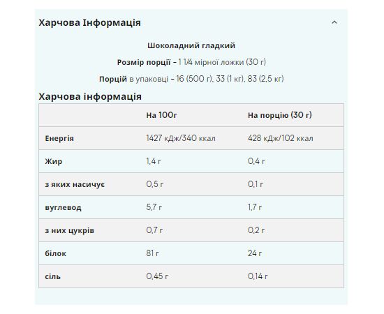 Купить Soy Protein Isolate - 1000g Chocolate Smooth, фото , изображение 2, характеристики, отзывы