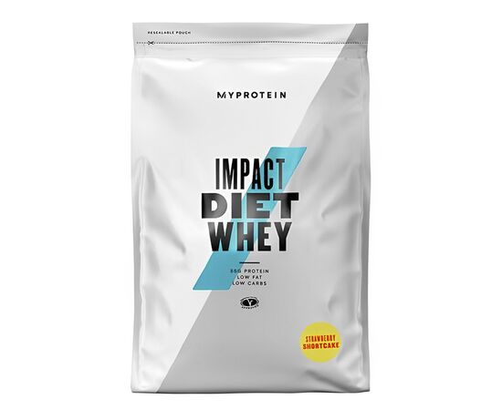 Купить Сывороточный протеин, Impact Diet Whey - 1000g Strawberry ShortCake (Клубничный пирог) - Myprotein, фото , характеристики, отзывы