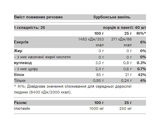 Придбати Compact Whey Isolate - 1000g Vanilla, image , зображення 2, характеристики, відгуки