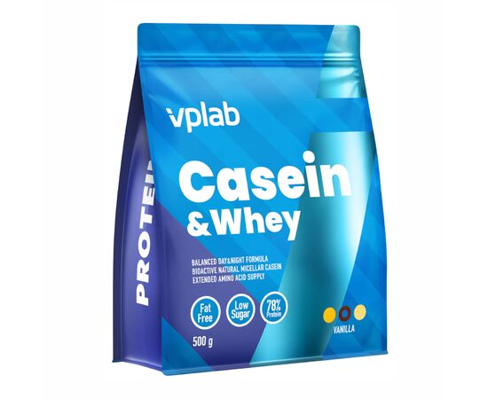 Купить Casein & Whey - 500g Vanilla, фото , характеристики, отзывы