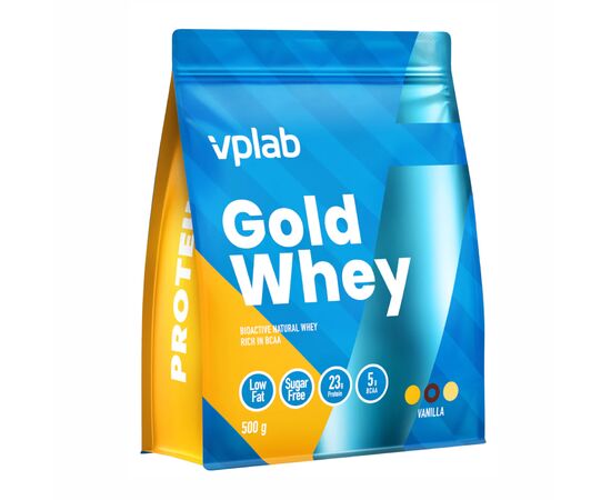 Придбати Gold Whey - 500g Vanilla, image , характеристики, відгуки