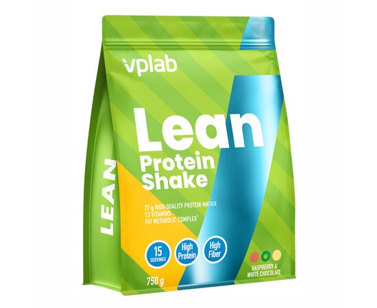 Купить Lean Protein Shake - 750g Raspberry White Chocolate, фото , характеристики, отзывы