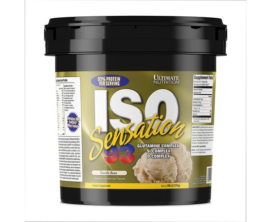 Купить ISO Sensation 5lb - 2270g Vanilla Bean, фото , характеристики, отзывы