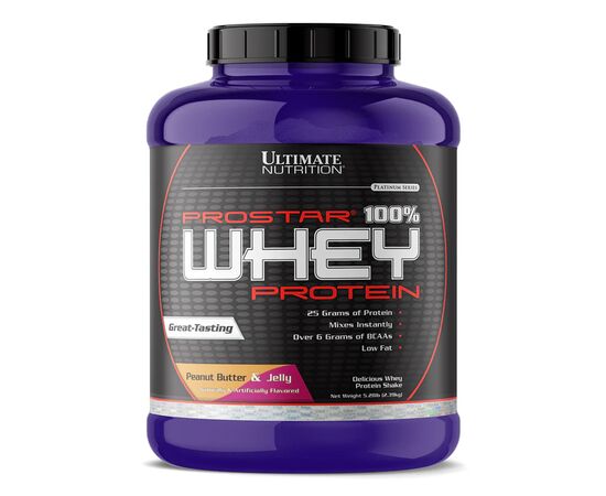 Купить Prostar Whey 5.28lb - 2390g  Peanut Butter & Jelly, фото , характеристики, отзывы