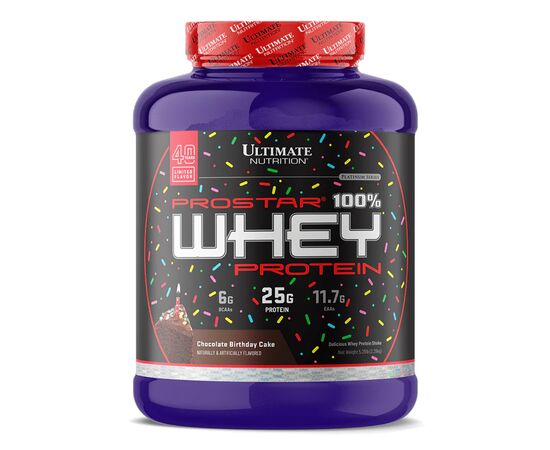 Купить Prostar Whey 5.28lb - 2390g Chocolate Birthday Cake, фото , характеристики, отзывы