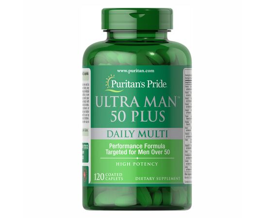 Придбати Ultra Man™ 50 Plus Daily Multi - 120caps, image , характеристики, відгуки