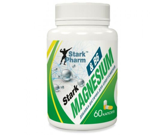 Купить Stark Magnesium/B6 - 60 caps, фото , характеристики, отзывы