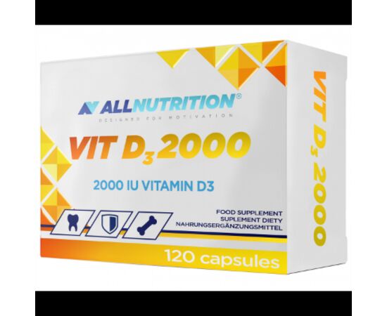 Придбати Vitamin D3 2000 - 120caps, image , характеристики, відгуки