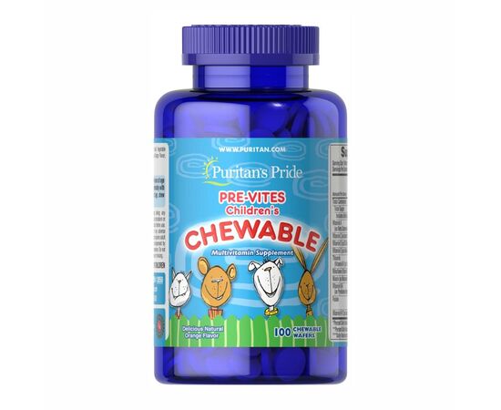 Придбати Pre-Vites Children's Multivitamin - 100 Chewables, image , характеристики, відгуки