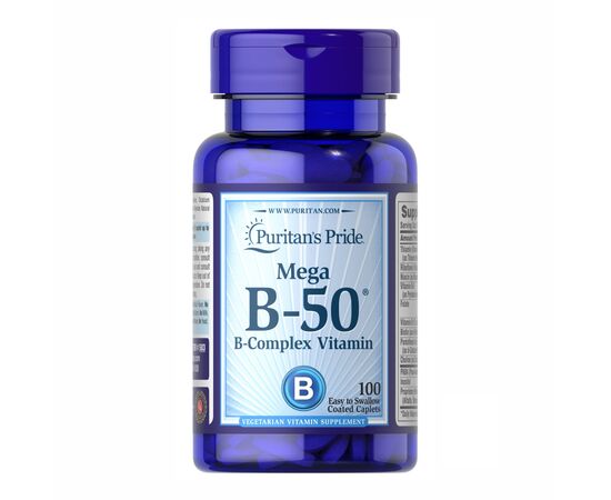 Придбати Vitamin B-50 Complex - 100 Caps, image , характеристики, відгуки