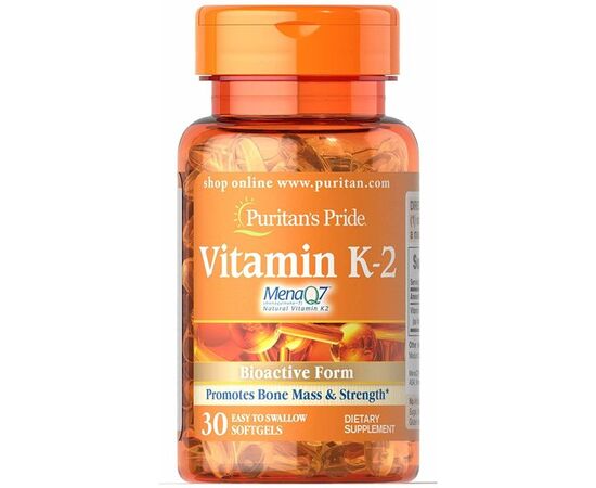 Купить Vitamin k-2 (Mena q7) 50mcg - 30softgels, фото , характеристики, отзывы