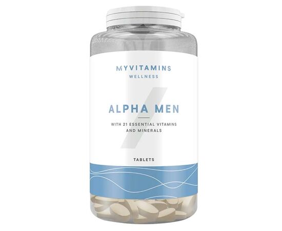 Купить Мультивитамины для мужчин, Alpha Men - 120tabs  - Myprotein, фото , характеристики, отзывы