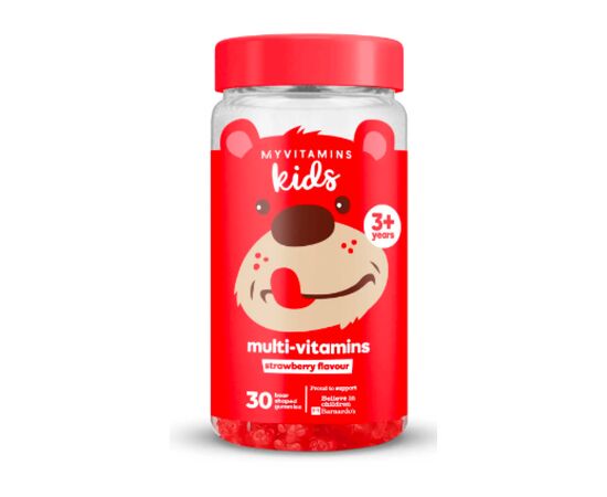 Купить Kids Multivitamin - 30 gummies Strawberry, фото , характеристики, отзывы