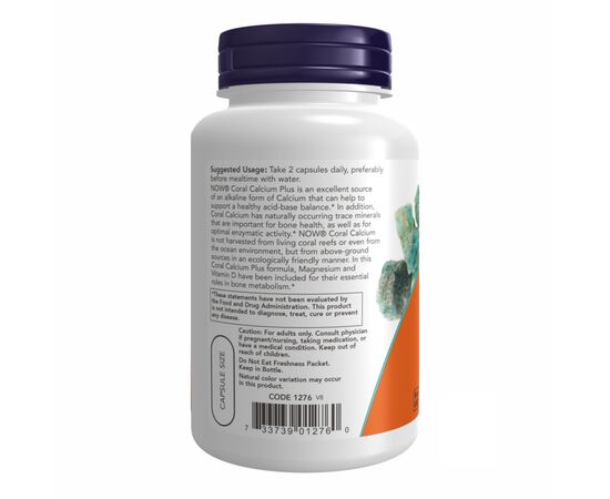 Купить Coral Calcium Plus Mag, D - 100 vcaps, фото , изображение 3, характеристики, отзывы