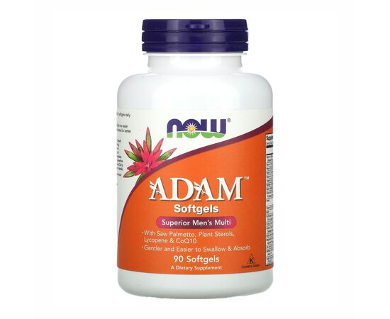 Купить Мужские мультивитамины Adam - 90 softgels - NOW FOODS, фото , характеристики, отзывы