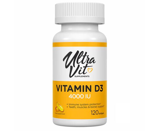 Придбати Vitamin D3 4000IU - 120 softgels, image , характеристики, відгуки