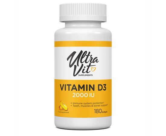 Купить Vitamin D3 2000 IU - 180 softgels, фото , характеристики, отзывы