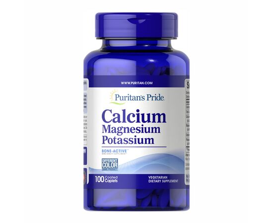 Купить Calcium Magnesium and Potasium - 100 caps, фото , характеристики, отзывы