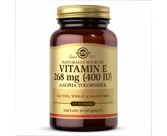 Купить Vitamin E 400 IU d-Alpha Tocopherol - 100 Softgels, фото , характеристики, отзывы