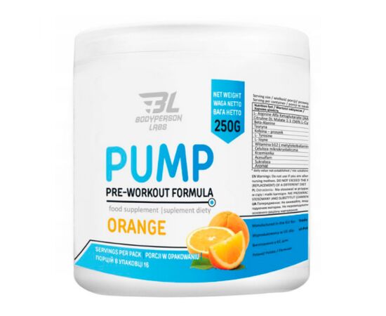 Купить Pre-Workout Formula - 250g Orange, фото , характеристики, отзывы