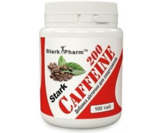 Купить Предтренировочный стимулятор Stark Caffeine 200mg - 100tabs - Stark Pharm, фото , характеристики, отзывы