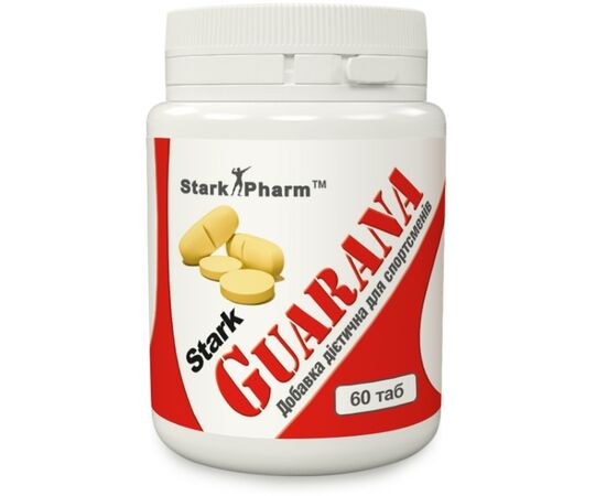 Придбати Екстракт гуарани (Guarana)  300 mg - 60 tabs - Stark Pharm, image , характеристики, відгуки