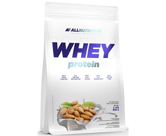 Придбати Сироватковий протеїн Whey Protein - 900g Walnut (Волоський горіх) - All Nutrition, image , характеристики, відгуки