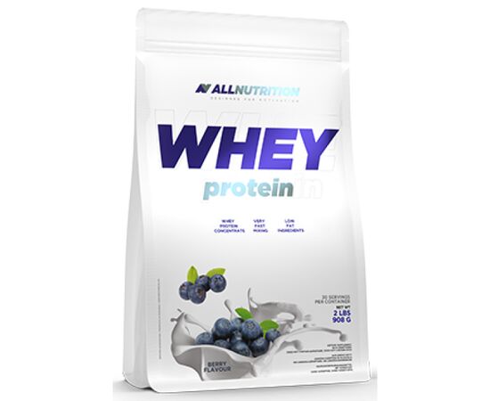 Купить Сывороточный протеин Whey Protein - 900g Blueberry (Черника) - All Nutrition, фото , характеристики, отзывы