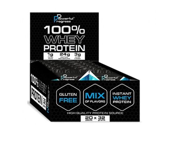 Купить Сывороточный протеин Whey Protein Instant MEGA BOX - MIX 20 x 32g - Powerful Progress, фото , характеристики, отзывы