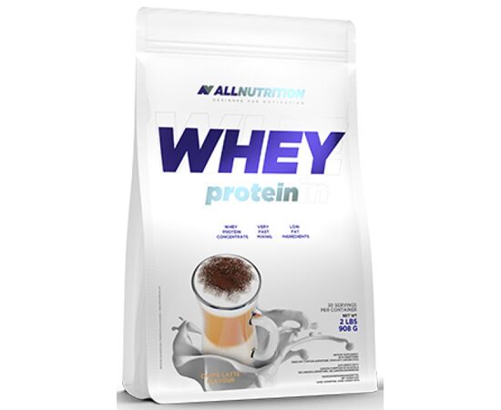 Купить Сывороточный протеин Whey Protein - 900g Caffe  Late (Кофе Латте) - All Nutrition, фото , характеристики, отзывы