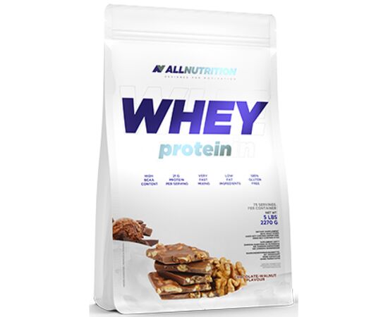 Купить Сывороточный протеин Whey Protein - 2200g Nougat (Нуга) - All Nutrition, фото , характеристики, отзывы