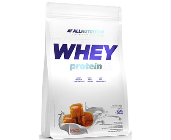 Купить Сывороточный протеин Whey Protein - 2200g Caramel (Карамель) - All Nutrition, фото , характеристики, отзывы