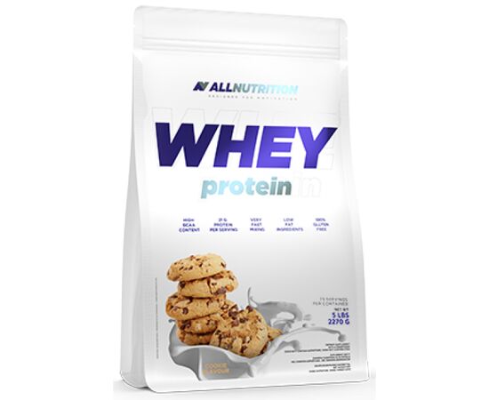 Придбати Сироватковий протеїн Whey Protein - 2200g Cookies (Печиво) - All Nutrition, image , характеристики, відгуки